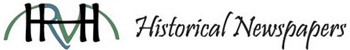 HRVH Historical Newspapers Logo